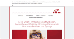 Desktop Screenshot of leers-gmbh.de